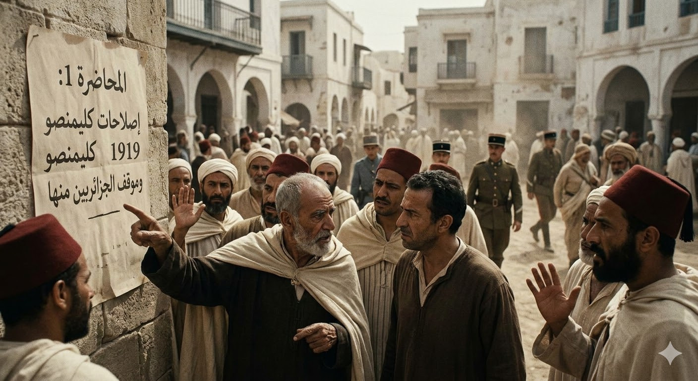 المحاضرة 1: اصلاحات كلمنصو 1919 وموقف الجزائريين منها. 